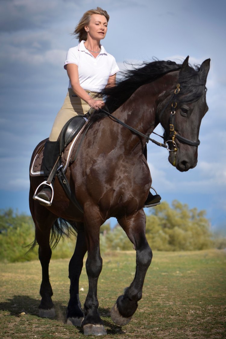 Herečka miluje aj jazdu na koni. FOTO: Archív J. H.