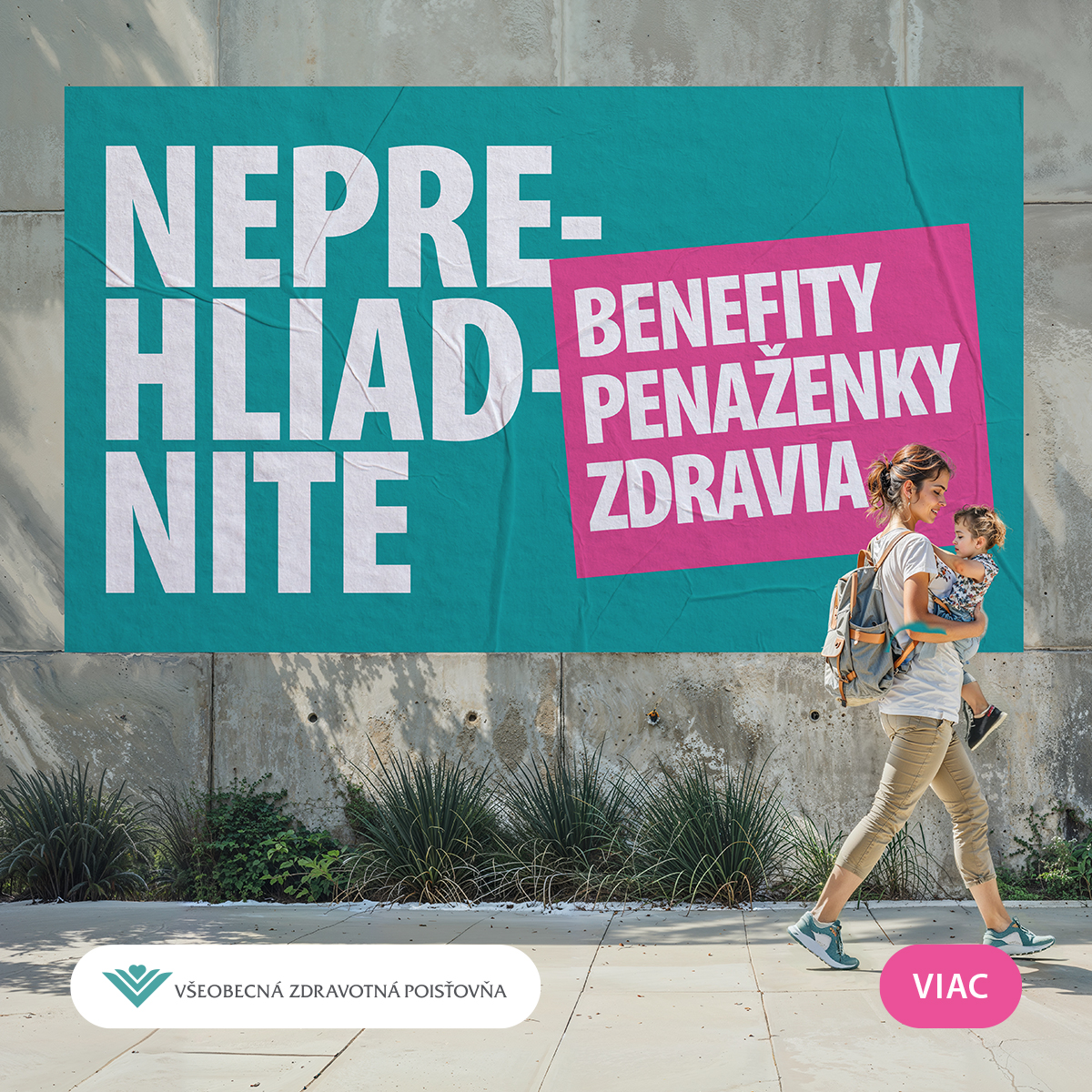 Benefity Peňaženky zdravia od Všeobecnej zdravotnej poisťovne