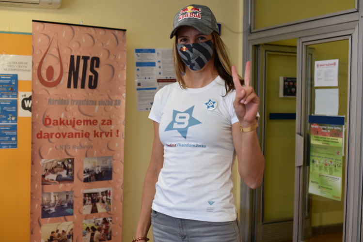 Jana Dukátová je odhodlaná vyskúšať darovať krv aj nabudúce. FOTO: www.preventivne.sk