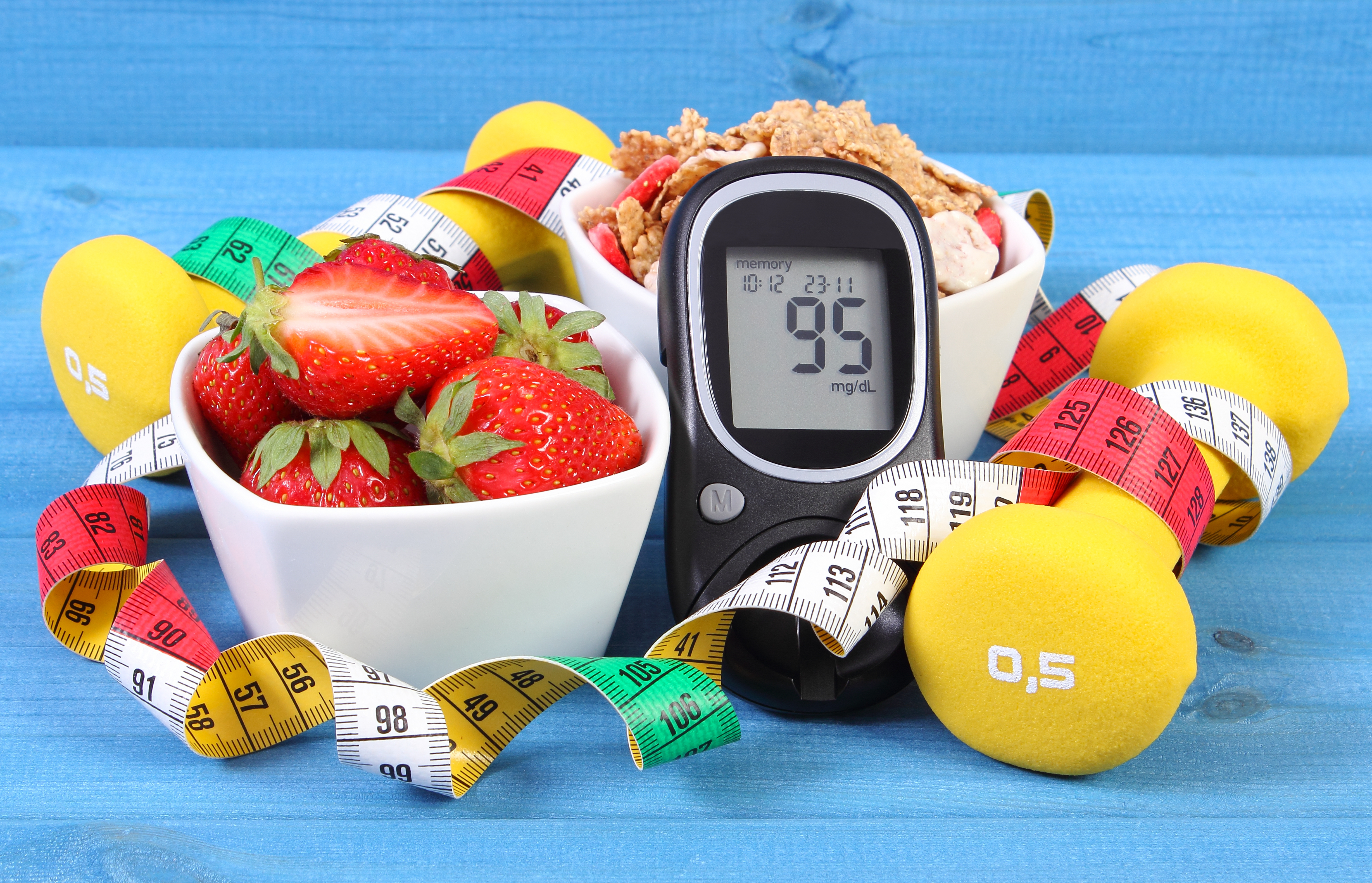 Je dôležité mať glykémiu pod kontrolou. Zdravá strava a pohyb sú základom života s cukrovkou. FOTO: Adobe Stock