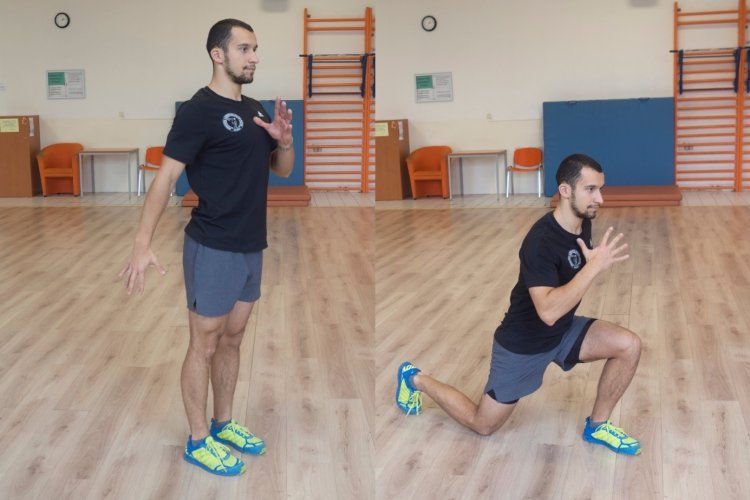 Pri výpadoch vzad nezabúdajte striedať aj ruky. FOTO: preventivne.sk