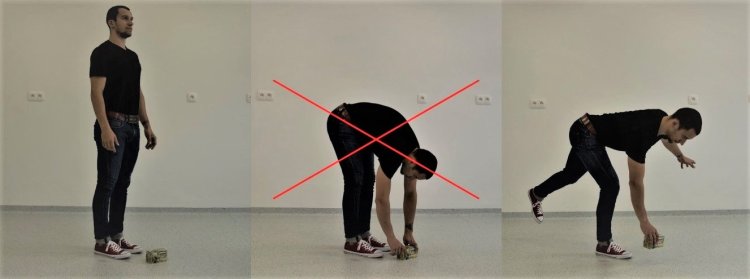 Ako v golfe: Stojíme na jednej nohe s pokrčeným kolenom. FOTO: preventivne.sk