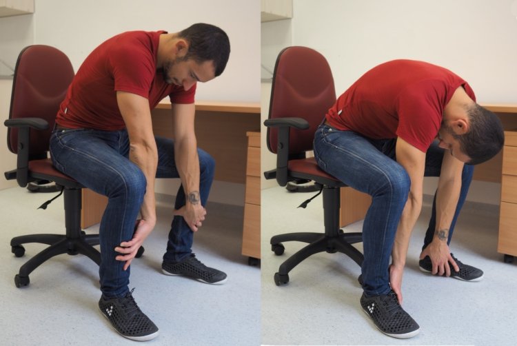 Dokážete sa dotknúť rukami zeme bez pociťovania bolesti? FOTO: preventivne.sk