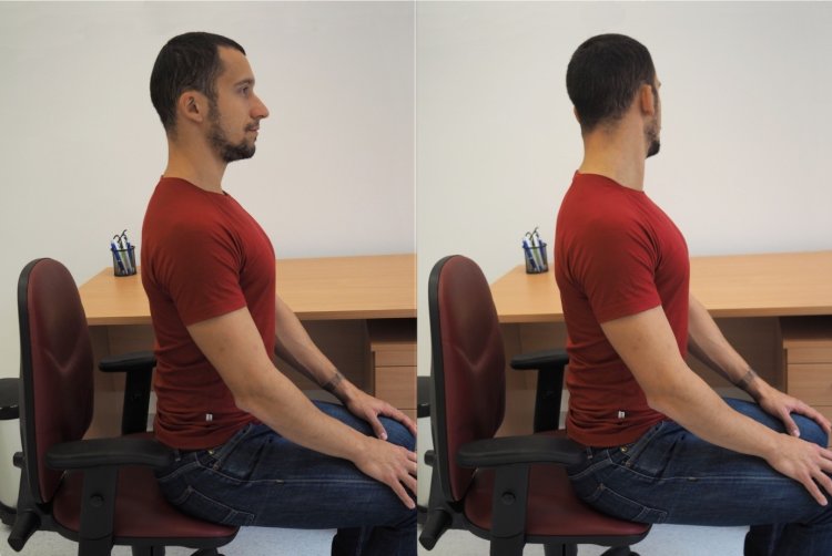Sústreďte sa, aby ste nezdvíhali plecia. FOTO: preventivne.sk