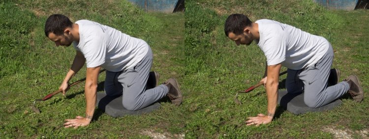 Pri práci v záhrade netreba preceňovať svoje schopnosti. FOTO: preventívne.sk